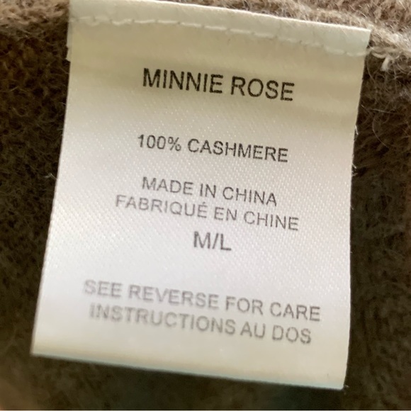 Minnie Rose 🌹 💯 oversized cashmere top . - Picture 9 of 11